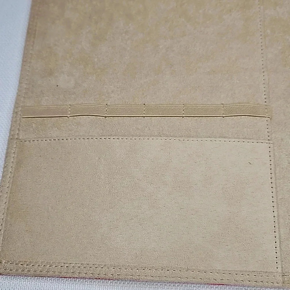 Stella & Dot Pink and Red Leather Jewelry Travel and Display Binder - Picture 7 of 15